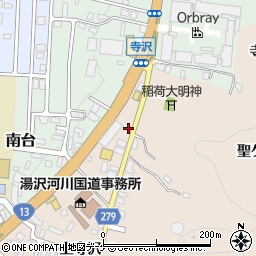 秋田県湯沢市関口上寺沢46周辺の地図
