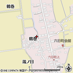 秋田県湯沢市山田鶴巻199周辺の地図