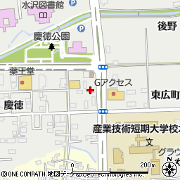 カメイ株式会社カーライフ事業部セルフ水沢中央ＳＳ周辺の地図