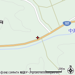 岩手県気仙郡住田町世田米上日向20-22周辺の地図