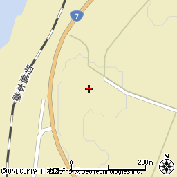 秋田県にかほ市象潟町大須郷（大道下）周辺の地図