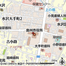 ＪＡ江刺　種子センター周辺の地図