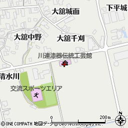 秋田県漆器工業協同組合周辺の地図