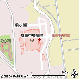 雄勝中央病院周辺の地図