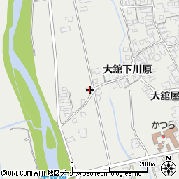 秋田県湯沢市川連町大舘川原1周辺の地図