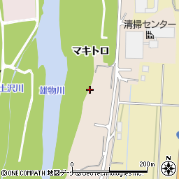 秋田県湯沢市関口マキトロ周辺の地図