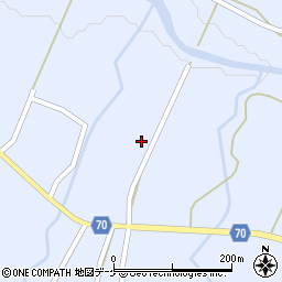 秋田県由利本荘市鳥海町中直根四ツ矢周辺の地図