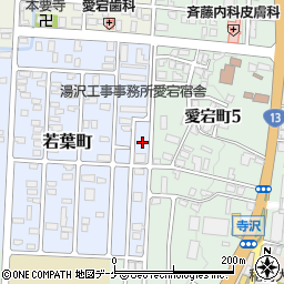 秋田県湯沢市若葉町2周辺の地図