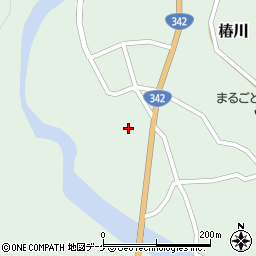 秋田県雄勝郡東成瀬村椿川下段周辺の地図