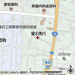 秋田県湯沢市愛宕町5丁目周辺の地図