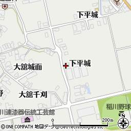 秋田県湯沢市川連町（大舘栗木）周辺の地図