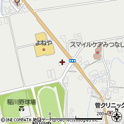 秋田県湯沢市川連町大舘疣橋周辺の地図
