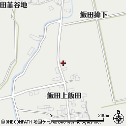 秋田県湯沢市三梨町飯田上飯田43周辺の地図