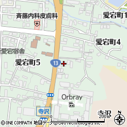 大型コインランドリーデポ湯沢愛宕町店周辺の地図