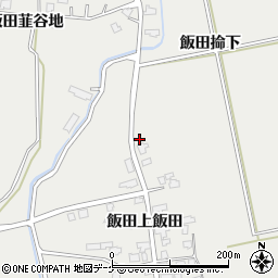 秋田県湯沢市三梨町飯田上飯田44周辺の地図