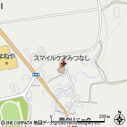 秋田県湯沢市三梨町（烏帽子橋）周辺の地図