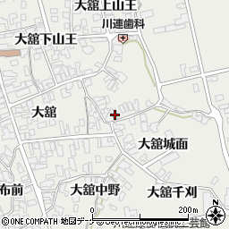 秋田県湯沢市川連町大舘下山王35周辺の地図