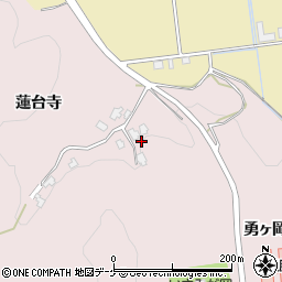 秋田県湯沢市山田蓮台寺12周辺の地図