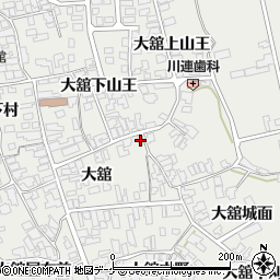 秋田県湯沢市川連町大舘下山王39周辺の地図