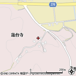 秋田県湯沢市山田蓮台寺59周辺の地図