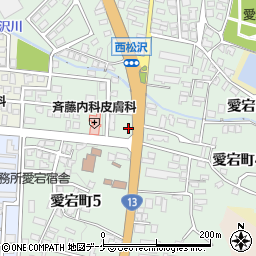 秋田魁新報　湯沢南販売所周辺の地図