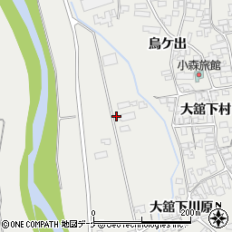秋田県湯沢市川連町大舘川原119周辺の地図