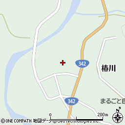 秋田県雄勝郡東成瀬村椿川上林周辺の地図
