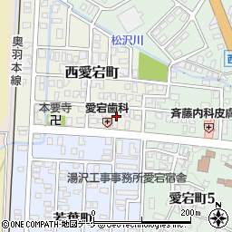 〒012-0866 秋田県湯沢市西松沢の地図