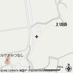 秋田県湯沢市川連町切掛周辺の地図