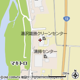 みちのくサービス株式会社　湯沢事業所周辺の地図
