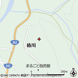秋田県東成瀬村（雄勝郡）椿川（上林上段）周辺の地図