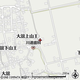 秋田県湯沢市川連町周辺の地図
