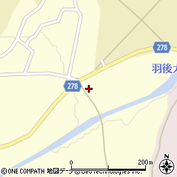 秋田県湯沢市松岡大清水周辺の地図