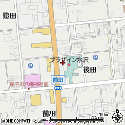 幸楽苑水沢店周辺の地図