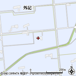 岩手県奥州市胆沢南都田外記155周辺の地図