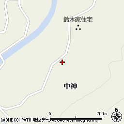 秋田県雄勝郡羽後町飯沢先達沢72周辺の地図