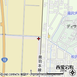 秋田県湯沢市関口野々目周辺の地図