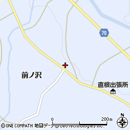 秋田県由利本荘市鳥海町中直根小沢12周辺の地図