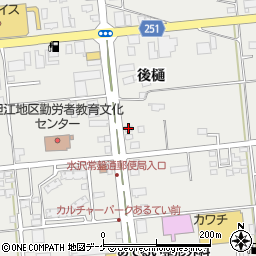 岩手県奥州市水沢佐倉河後樋108周辺の地図