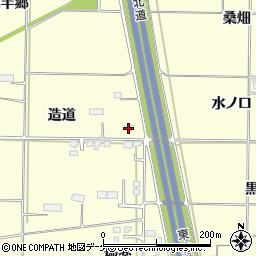 岩手県奥州市水沢造道65周辺の地図