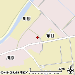 秋田県湯沢市山田布目周辺の地図
