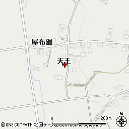 秋田県湯沢市川連町天王239周辺の地図