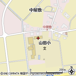 山田地区センター周辺の地図