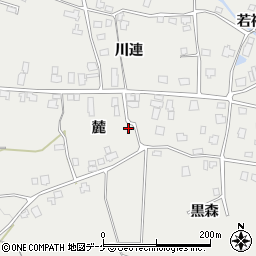 秋田県湯沢市川連町麓周辺の地図