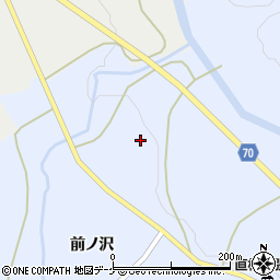 秋田県由利本荘市鳥海町中直根茅野周辺の地図
