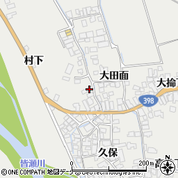 秋田県湯沢市川連町村下14周辺の地図