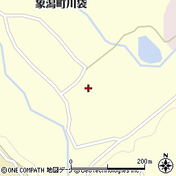 秋田県にかほ市象潟町川袋滝ノ下周辺の地図