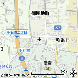 秋田県湯沢市御囲地町4-21周辺の地図