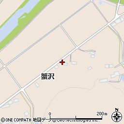 岩手県奥州市江刺田原蟹沢253周辺の地図