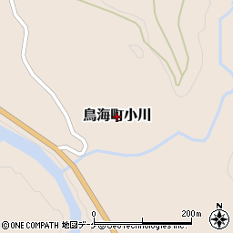 秋田県由利本荘市鳥海町小川周辺の地図